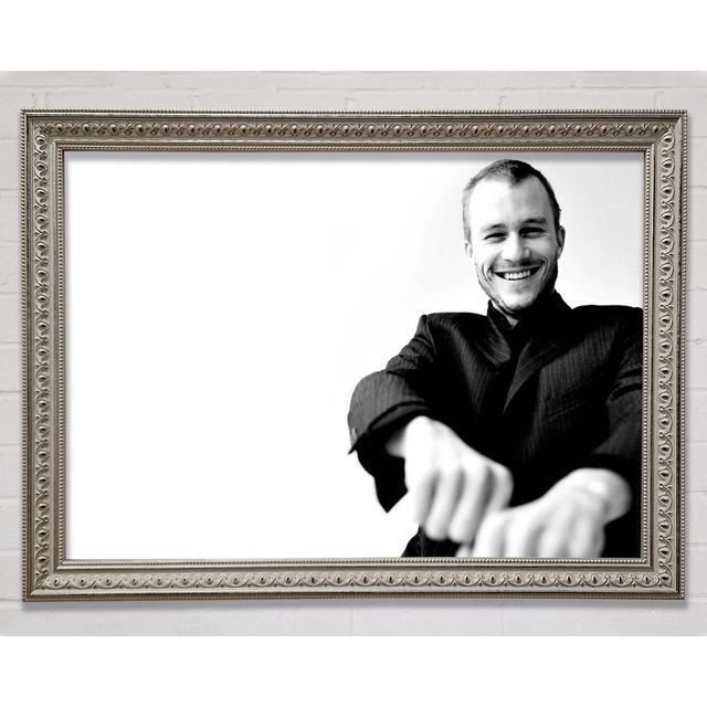 Heath Ledger Portrait Framed Print Bright Star Size: 84.1cm H x 118.9cm W on Productcaster.