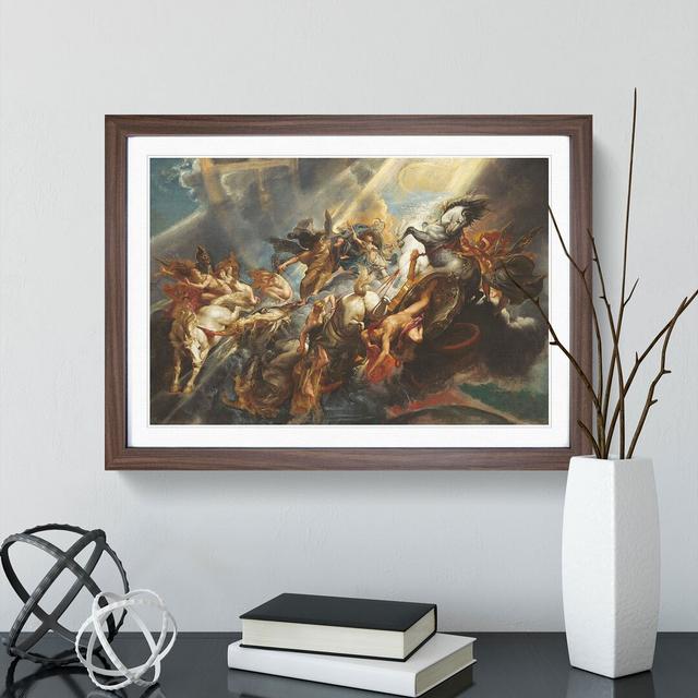 The Fall of Phaeton by Peter Paul Rubens - Picture Frame Painting East Urban Home Frame Option: Walnut, Size: 27cm H x 36cm W x 2cm D on Productcaster.