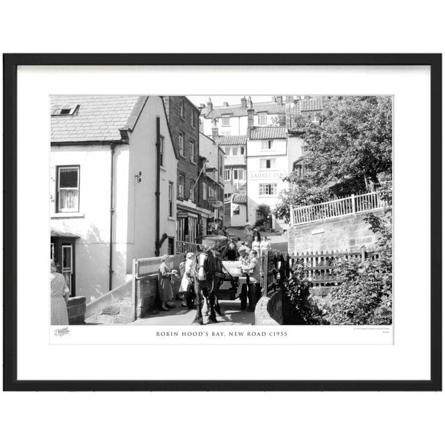 'Robin Hood's Bay, New Road C1955' by Francis Frith - Picture Frame Photograph Print on Paper The Francis Frith Collection Size: 28cm H x 36cm W x 2.3 on Productcaster.