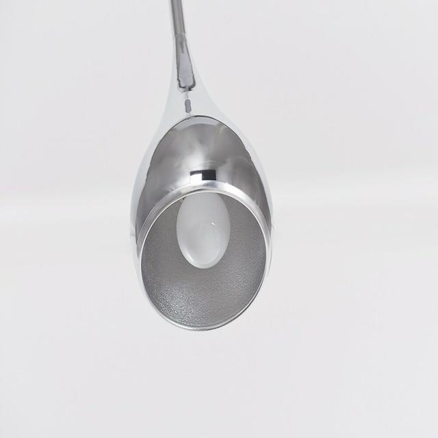 Spell 1 - Light Teardrop Pendant Azzardo Shade Colour: Chrome, Finish: Silver on Productcaster.