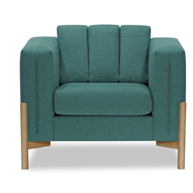 Sydni Armchair Corrigan Studio Upholstery: Hamilton Turquoise on Productcaster.