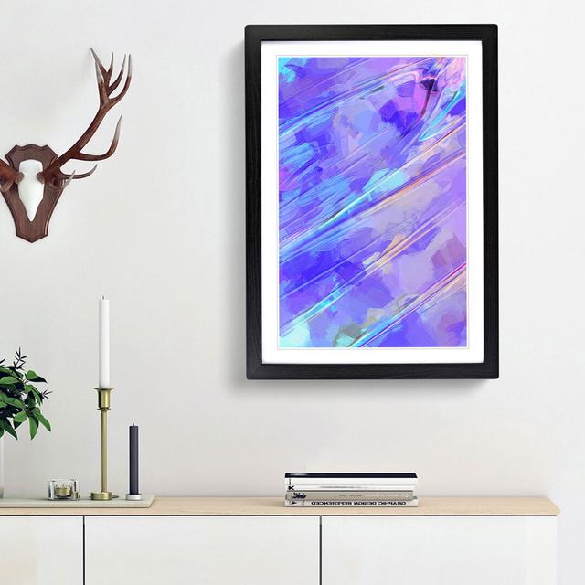 Sweet Mind in Abstract - Picture Frame Graphic Art Print East Urban Home Size: 87cm H x 62cm W x 2cm D, Frame Option: Black Framed on Productcaster.