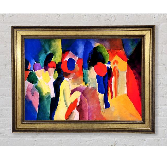 August Macke With Yellow Jacket - Single Picture Frame Art Prints Ophelia & Co. Size: 42cm H x 59.7cm W x 8cm D on Productcaster.