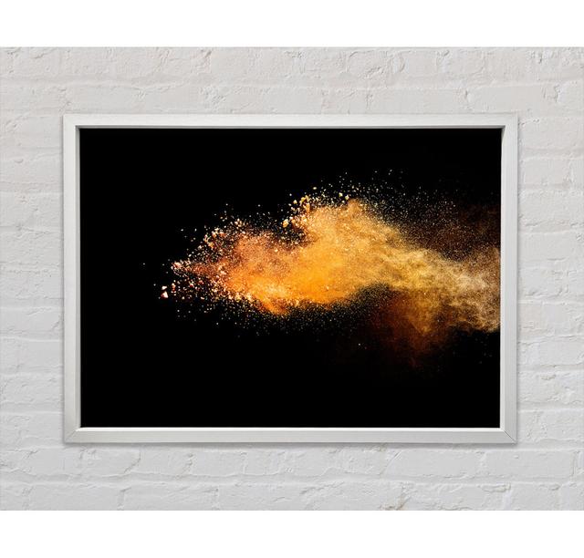 Powder Airborn Latitude Run Size: 100cm H x 141.4cm W x 3.3cm D, Format: White Framed Canvas on Productcaster.