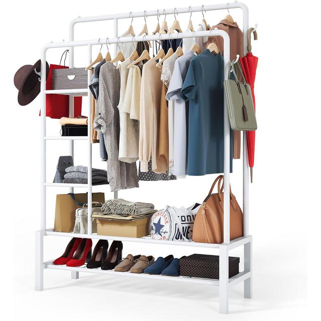 Aracelys 115cm Clothing Rack Latitude Run on Productcaster.