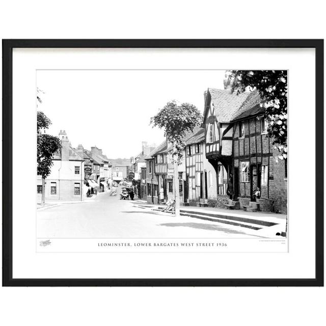 Leominster, Lower Bargates West Street 1936 - Single Picture Frame Print The Francis Frith Collection Size: 40cm H x 50cm W x 2.3cm D on Productcaster.