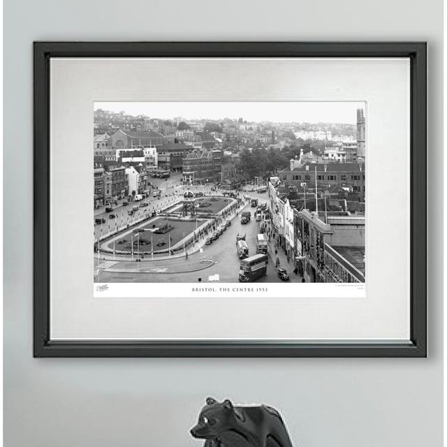 'Bristol, the Centre 1953' - Picture Frame Photograph Print on Paper The Francis Frith Collection Size: 40cm H X 50cm W x 2cm D on Productcaster.