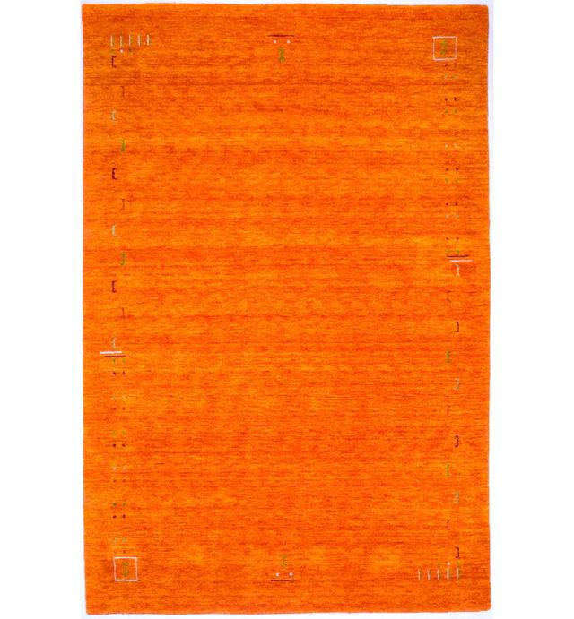 Stevie Handmade Hand Loomed Orange Area Rug Bloomsbury Market Rug Size: Rectangular 60 x 90cm on Productcaster.