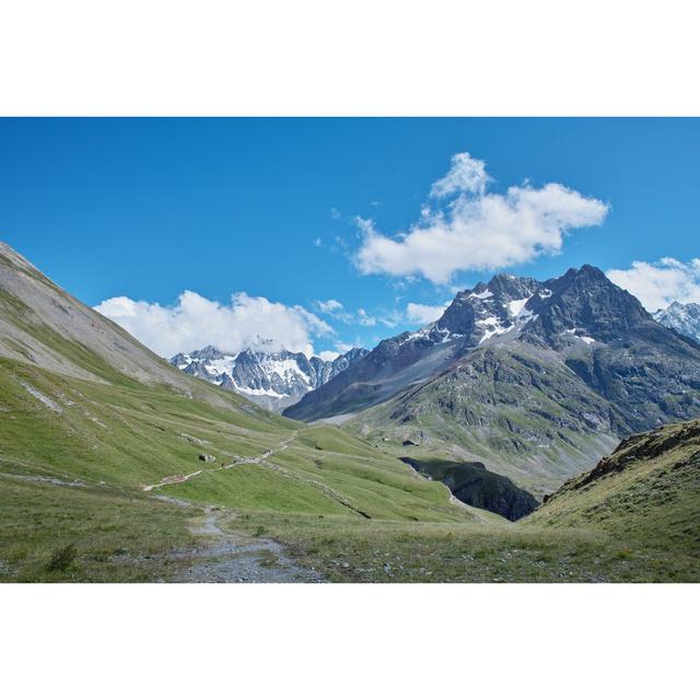 Panorama Of Mountain In Alps by SchmitzOlaf - No Frame Art Prints on Canvas Alpen Home Size: 51cm H x 76cm W on Productcaster.