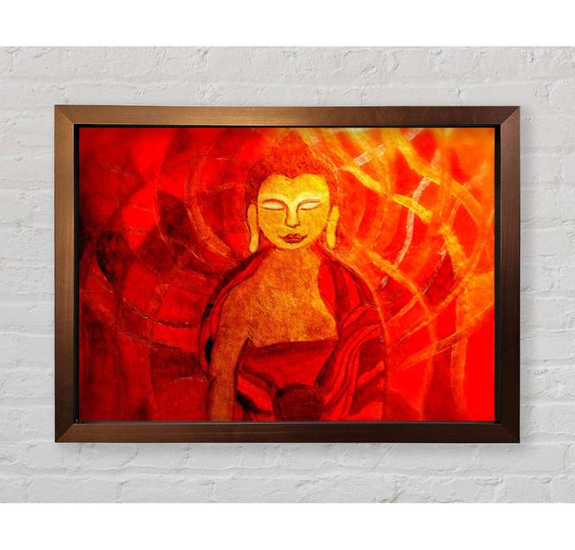 Buddha Beautiful Buddhism - Einzelner Bilderrahmen Kunstdrucke Bright Star Größe: 42cm H x 59,7cm B on Productcaster.