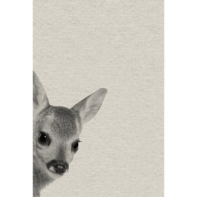 Fawn Surprise - Drawing on Canvas HoneyBee Nursery Size: 91cm H x 61cm W on Productcaster.