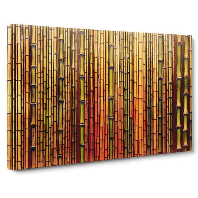 Admirable Bamboo Forest - Wrapped Canvas Painting 17 Stories Size: 40cm H x 60cm W x 3cm D on Productcaster.