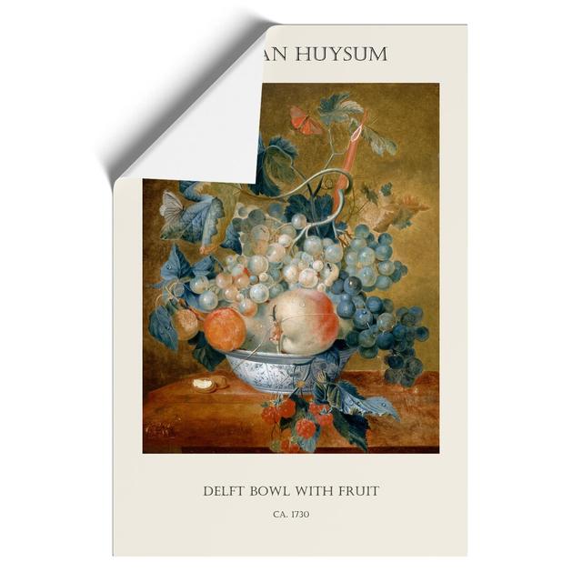 Still Life with Flowers and Fruit Vol.3 by Jan Van Huysum - Unframed Graphic Art East Urban Home Size: 59cm H x 42cm W x 0.1cm D on Productcaster.