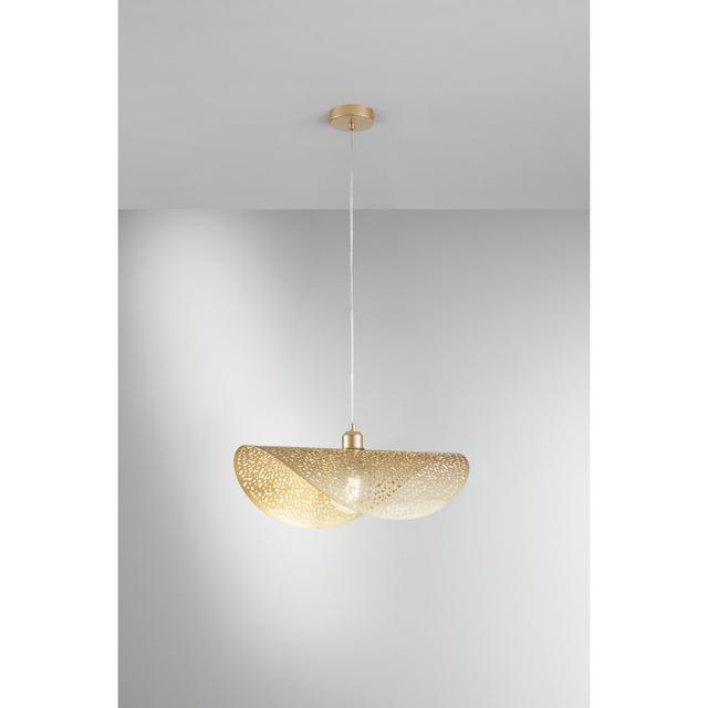 Bornier 1-Light Single Chandelier Fairmont Park Size: 150cm H x 50cm W x 30cm D on Productcaster.