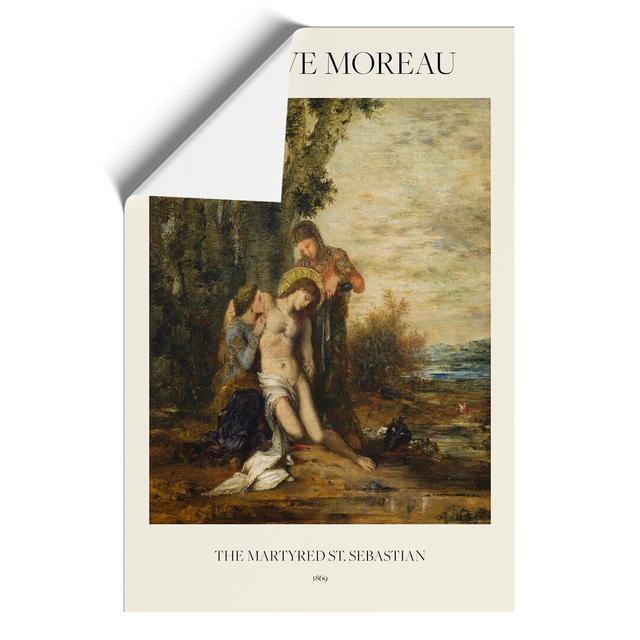 The Martyred Saint Sebastian by Gustave Moreau - Unframed Painting East Urban Home Size: 59cm H x 42cm W x 0.1cm D on Productcaster.