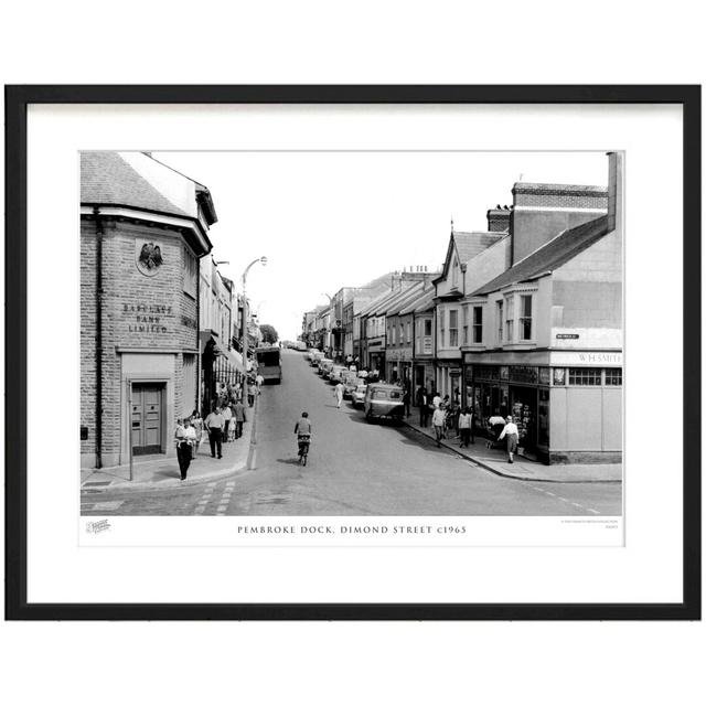 Pembroke Dock, Dimond Street C1965 by Francis Frith - Single Picture Frame Print The Francis Frith Collection Size: 45cm H x 60cm W x 2.3cm D on Productcaster.