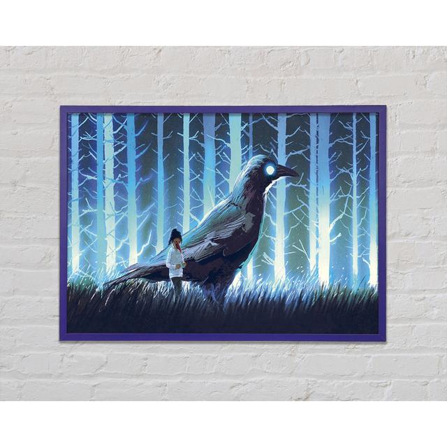 The Crow Of Enlightenment - Single Picture Frame Art Prints Ophelia & Co. Size: 59.7cm H x 84.1cm W x 2cm D on Productcaster.