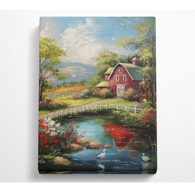 Druck auf Leinwand ohne Rahmen Brambly Cottage Größe: 35,6 cm H x 50,8 cm B on Productcaster.