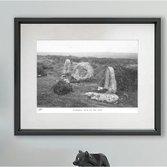 'Madron, Men an Tol 1890' - Picture Frame Photograph Print on Paper The Francis Frith Collection Size: 60cm H x 80cm W x 2.3cm D on Productcaster.