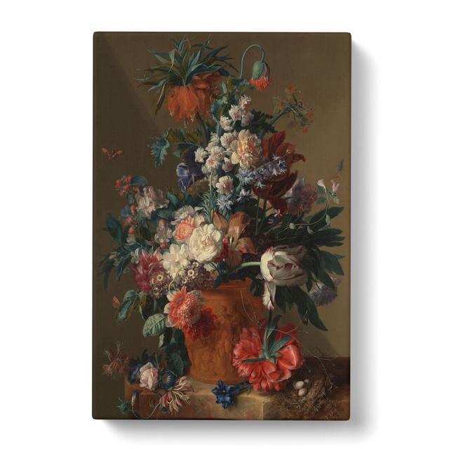 Still Life with Flowers Vol.13 by Jan Van Huysum - Wrapped Canvas Graphic Art East Urban Home Size: 60cm H x 40cm W x 3cm D on Productcaster.