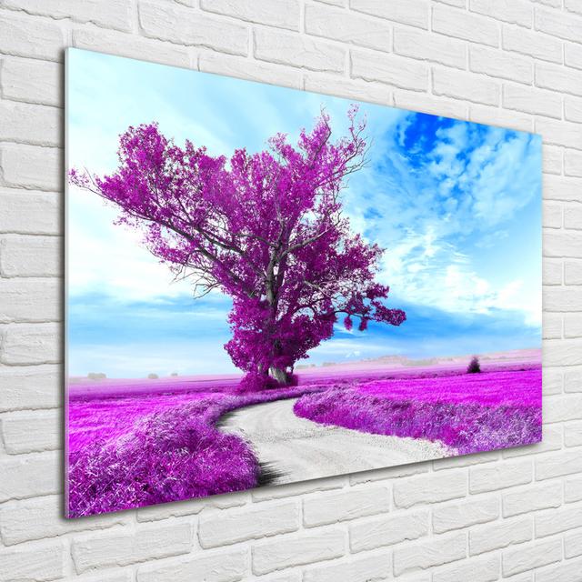 Tree And Path - Unframed Art Prints on Glass Ebern Designs on Productcaster.