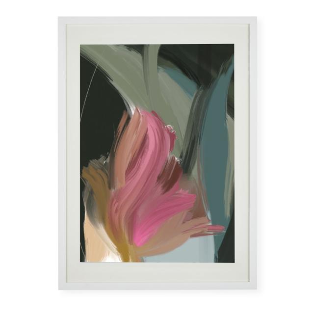 The Glen - Single Picture Frame Print Rosalind Wheeler Frame Colour: White, Size: 73cm H x 53cm W x 2cm D on Productcaster.