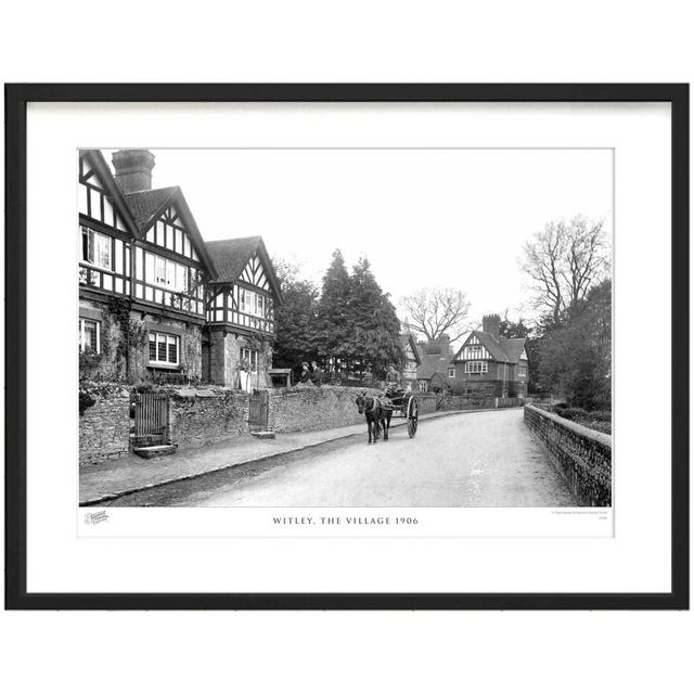 Witley, The Village 1906 by Francis Frith - Single Picture Frame Print The Francis Frith Collection Size: 40cm H x 50cm W x 2.3cm D on Productcaster.