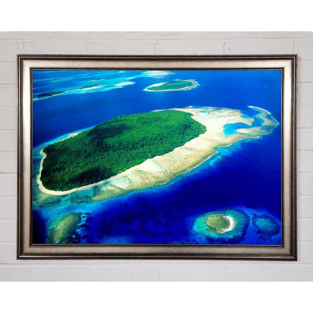 Paradise Islands - Single Picture Frame Art Prints Highland Dunes Size: 21cm H x 29.7cm W on Productcaster.