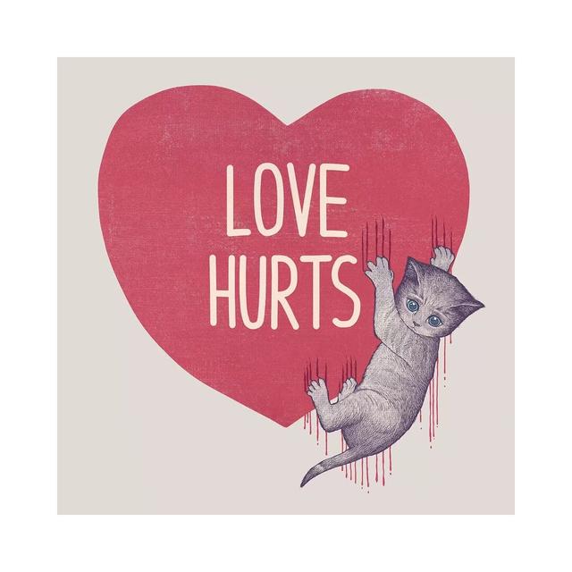 Love Hurts von Tobias Fonseca - Galerie-Giclée auf Leinwand Lark Manor Format: Leinwandbild, Größe: 66,04 cm H x 66,04 cm B x 3,81 cm T on Productcaster.