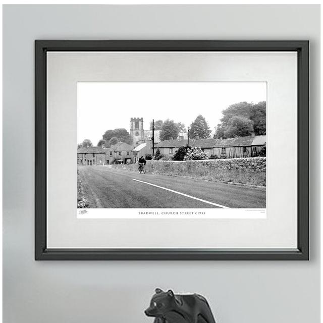 Bradwell, Church Street C1955' - Picture Frame Photograph Print on Paper The Francis Frith Collection Size: 60cm H x 80cm W x 2.3cm D on Productcaster.