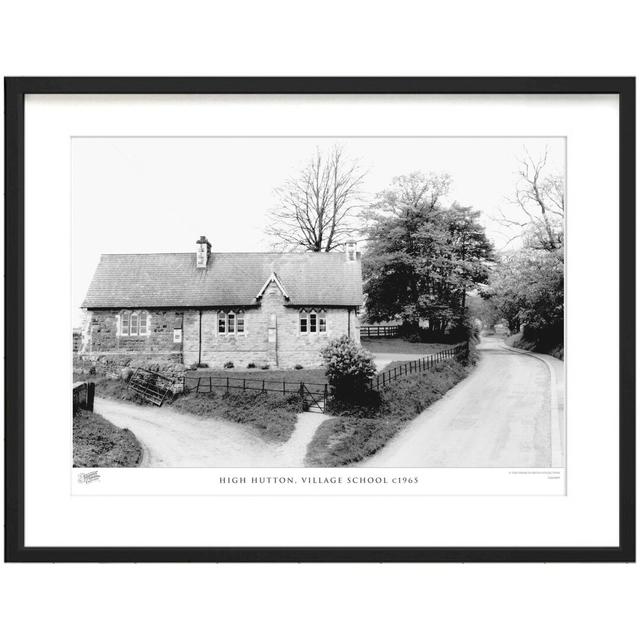 'High Hutton, Village School C1965' - Picture Frame Photograph Print on Paper The Francis Frith Collection Size: 45cm H x 60cm W x 2.3cm D on Productcaster.