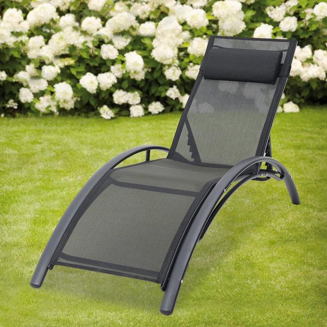 Goodridge Reclining Sun Lounger Metro Lane on Productcaster.