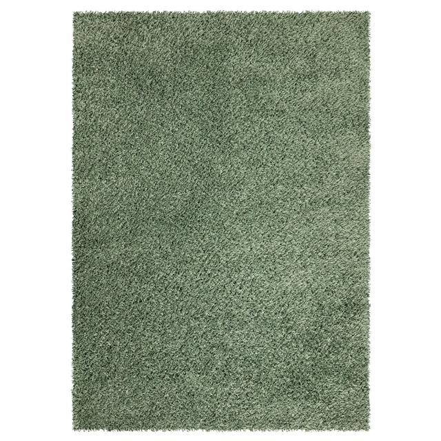 Jaxzen Solid Colour Machine Woven Mint Area Rug 17 Stories Rug Size: Runner 60 x 220cm on Productcaster.