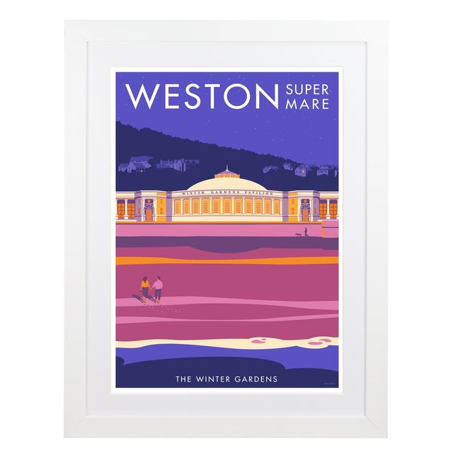 Weston 2 by Stephen Millership - Graphic Art Print on Paper George Oliver Size: 54cm H x 44cm W x 2.2cm D, Frame Options: White on Productcaster.