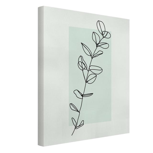 Branch Geometry - Wrapped Canvas Graphic Art August Grove Format: 330g/m³ recycled canvas, Size: 80cm H x 60cm W on Productcaster.