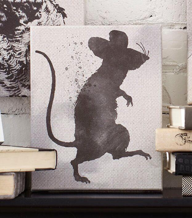 Mouse by Oliver Gal - Wrapped Canvas Graphic Art Print East Urban Home Subject: Mouse on Productcaster.