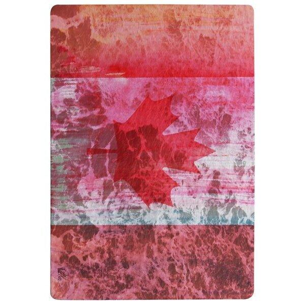 Harrell Canada Flag Designer Shaggy Red Rug East Urban Home Rug Size: Rectangle 60 x 110cm on Productcaster.