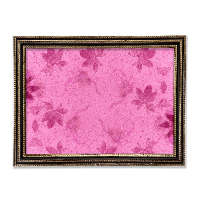 Pink Delicate - Single Picture Frame Art Prints Rosalind Wheeler Size: 42cm H x 59.7cm W x 3cm D on Productcaster.