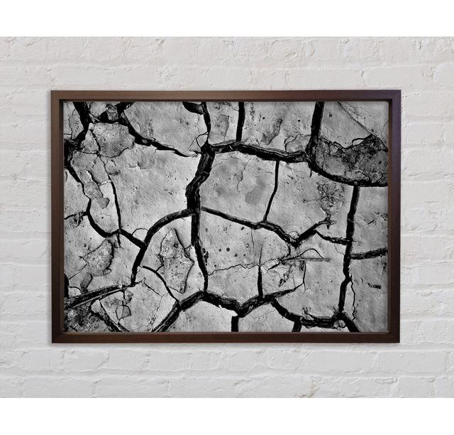 Cracked Mud - Print Ebern Designs Size: 84.1cm H x 118.9cm W x 3.3cm D on Productcaster.