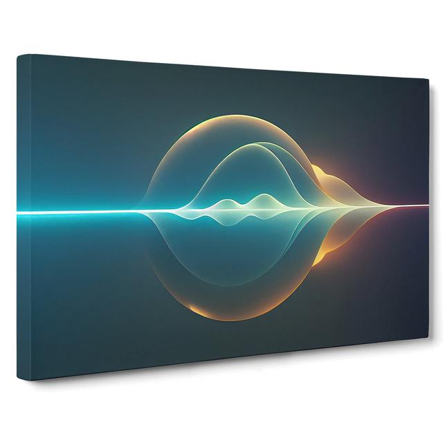 Fine Abstract Art - Wrapped Canvas Graphic Art Metro Lane Size: 35cm H x 50cm W x 3cm D on Productcaster.