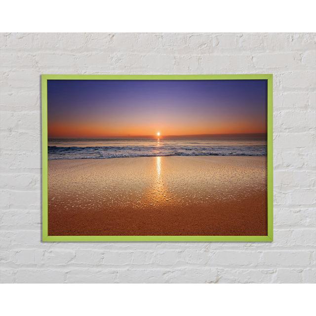 Azimut Distant Ocean Sunset - Single Picture Frame Art Prints Highland Dunes Size: 21cm H x 29.7cm W x 2cm D on Productcaster.