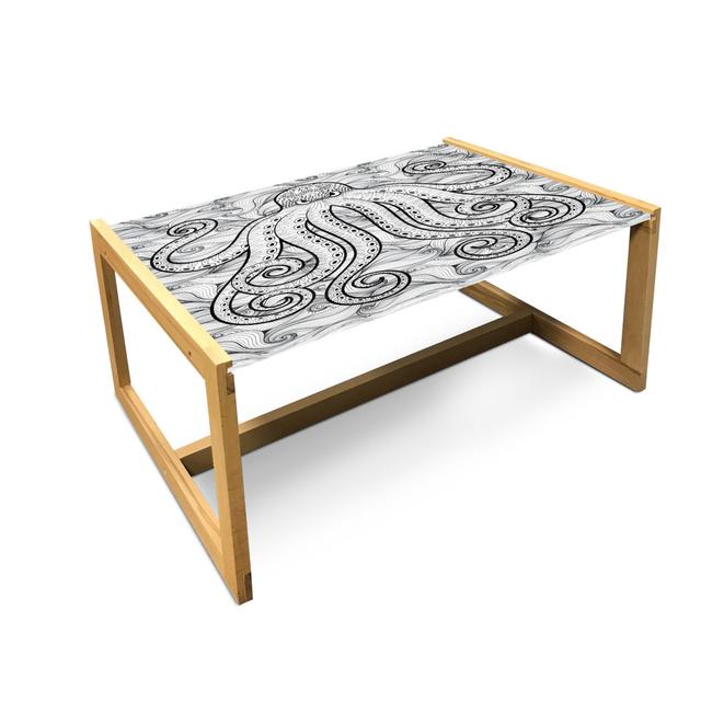 Jaiquan Trestle Coffee Table East Urban Home Size: 40cm H x 91cm W x 62cm D on Productcaster.