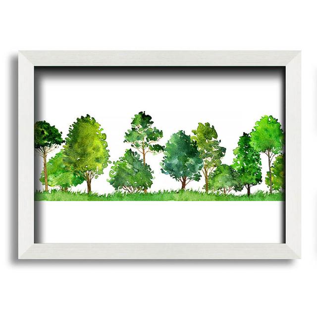 Lobsien Green Tree Delight - Single Picture Frame Art Prints ClassicLiving Size: 29.7cm H x 42cm W x 10cm D on Productcaster.