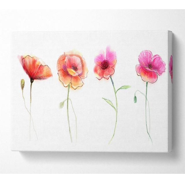 Floral & Botanical - Wrapped Canvas Graphic Art Marlow Home Co. Size: 35.6cm H x 50.8cm W on Productcaster.