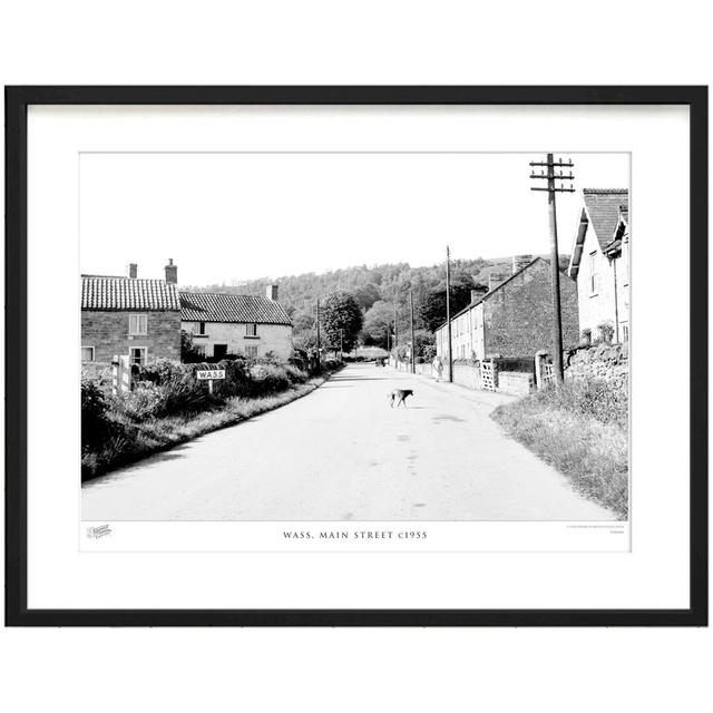 'Wass, Main Street C1955' by Francis Frith - Picture Frame Photograph Print on Paper The Francis Frith Collection Size: 28cm H x 36cm W x 2.3cm D on Productcaster.