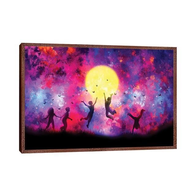 Dreamy Night Ivy Bronx Format: Brown Framed, Size: 66.04cm H x 101.6cm W on Productcaster.