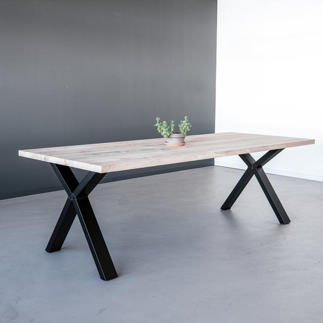 Kenilworth Dining Table Borough Wharf Size: H76.5 x L200 x W100cm on Productcaster.