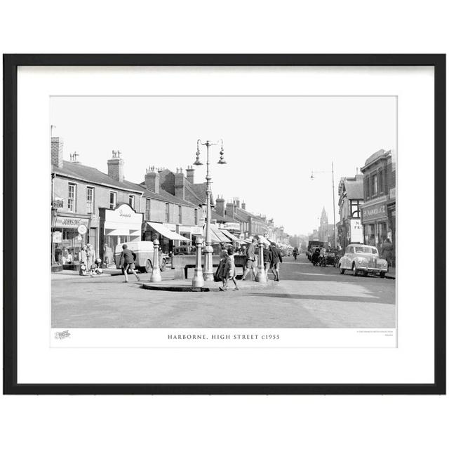 'Harborne, High Street C1955' - Picture Frame Photograph Print on Paper The Francis Frith Collection Size: 40cm H x 50cm W x 2.3cm D on Productcaster.