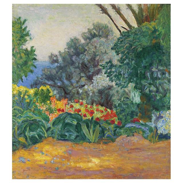 Gerahmtes Leinwandbild Coin De Jardin Fleuri von Pierre Bonnard Ophelia & Co. on Productcaster.