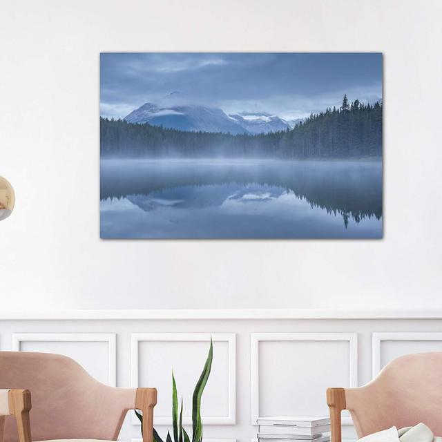 Herbert Lake I by Adam Burton - Print on Canvas Union Rustic Size: 101.6cm H x 152.4cm W x 3.81cm D, Format: Wrapped Canvas on Productcaster.